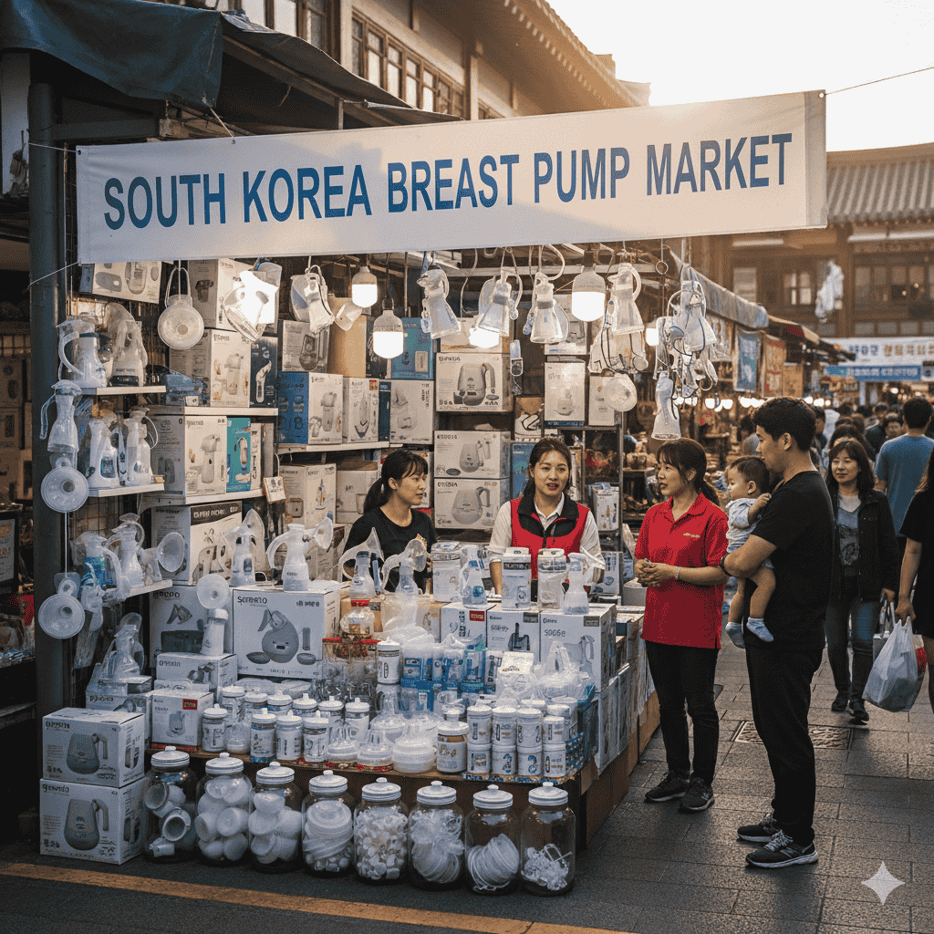 South Korea Breast Pump Market Growth 2024–2034, Faster Adoption and Smarter Pumps (USD 20.41M to USD 41.66M)